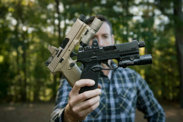 FN Unveils the FN 510 Tactical and FN 545 Tactical Woods Comparision Hero Picture View FN Unveils the FN 510 Tactical and FN 545 Tactical Woods Comparision Hero Picture View